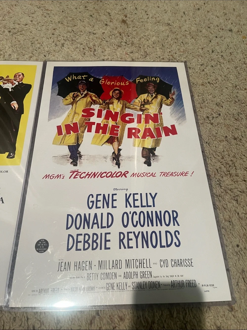 Classic Musical Poster Set - Pink, Yellow & Blue